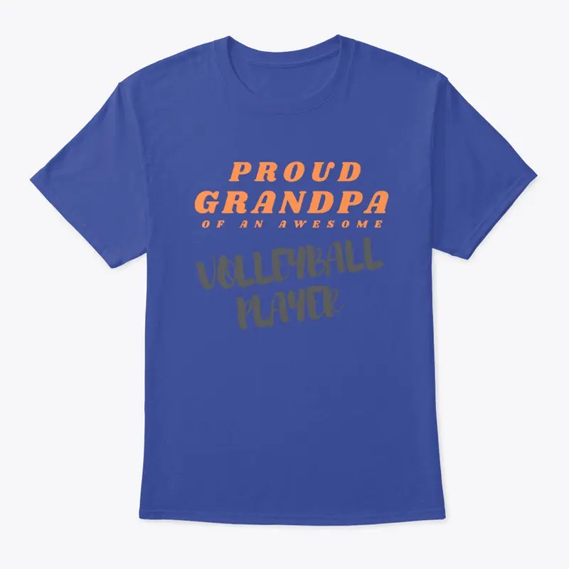 Proud Volleyball Grandpa