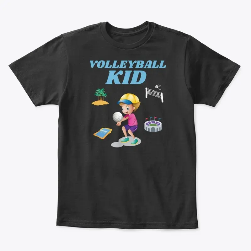 Volleyball Kid Volleyball T-Shirt